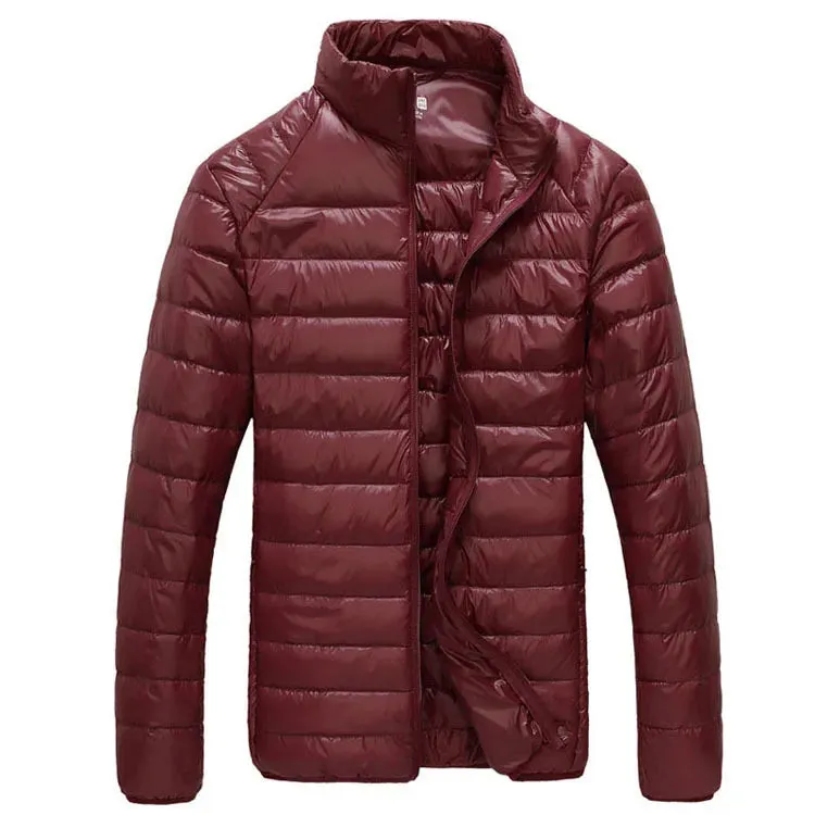 0-10℃ Men Winter Jackets Autumn Winter Ultra Light Duck Down Jackets Casual Portable Puffy Winter Coat for Men 4XL 5XL 6XL