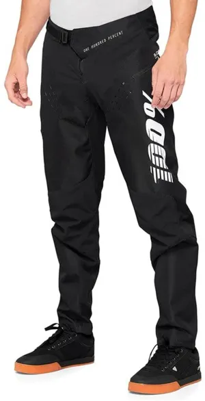 100% R-Core Men's Stretchable Woven Mountain Bike Pants, Black