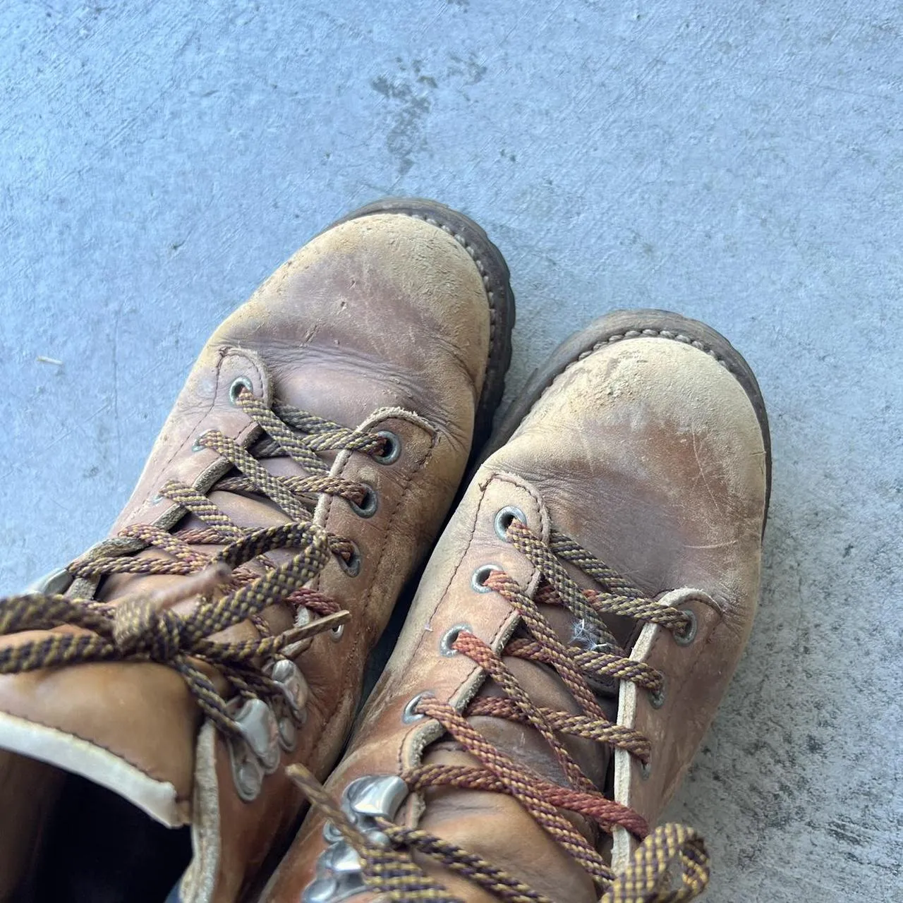 80s REI Vibram Sole Hiking Boots- M's 6, W's 7.5