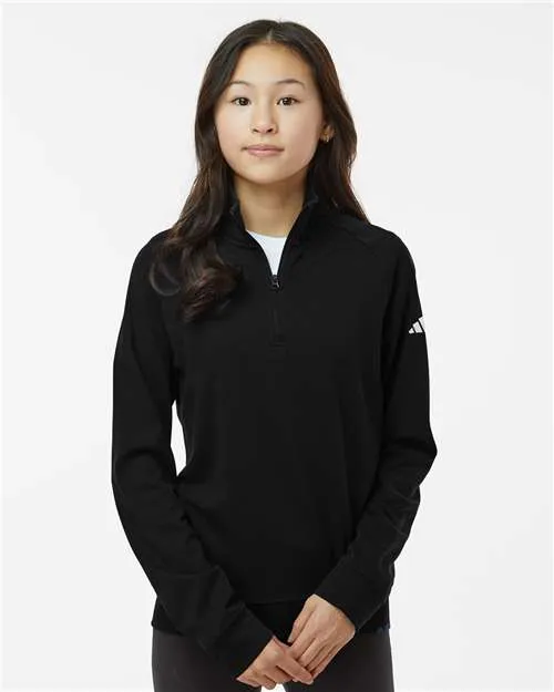 Adidas Youth Quarter-Zip Pullover A4001