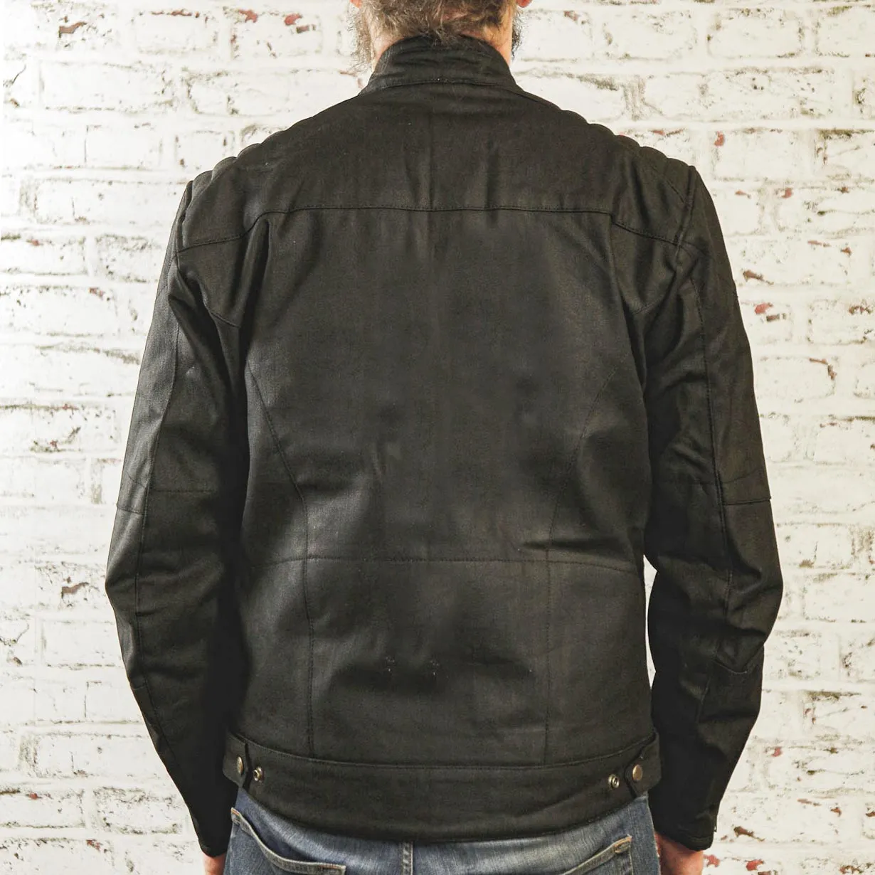 Age of Glory Worker Waxed Cotton Jacket - Black