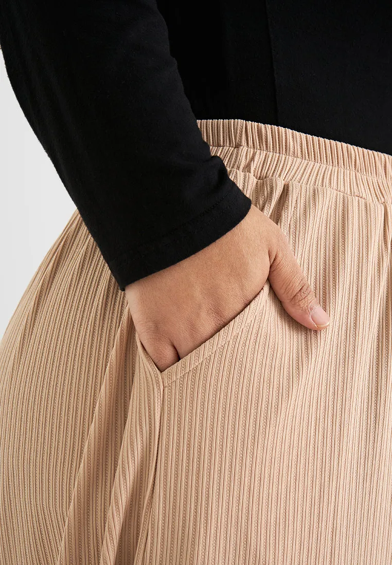 Alicia DEMURE Straight Cut Wide Leg Pants