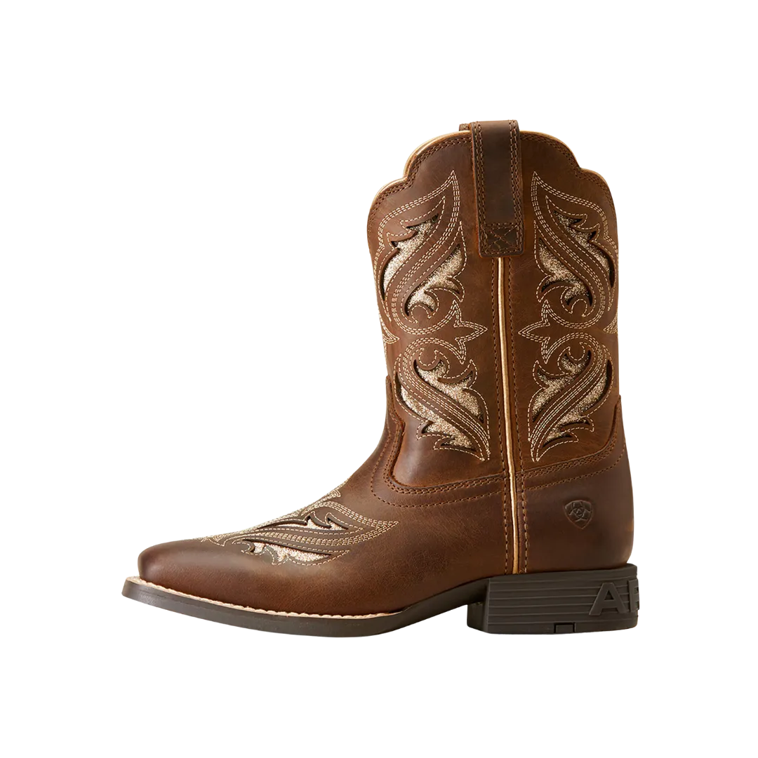 Ariat Girl's Brown Round Up Bliss Sassy Boot