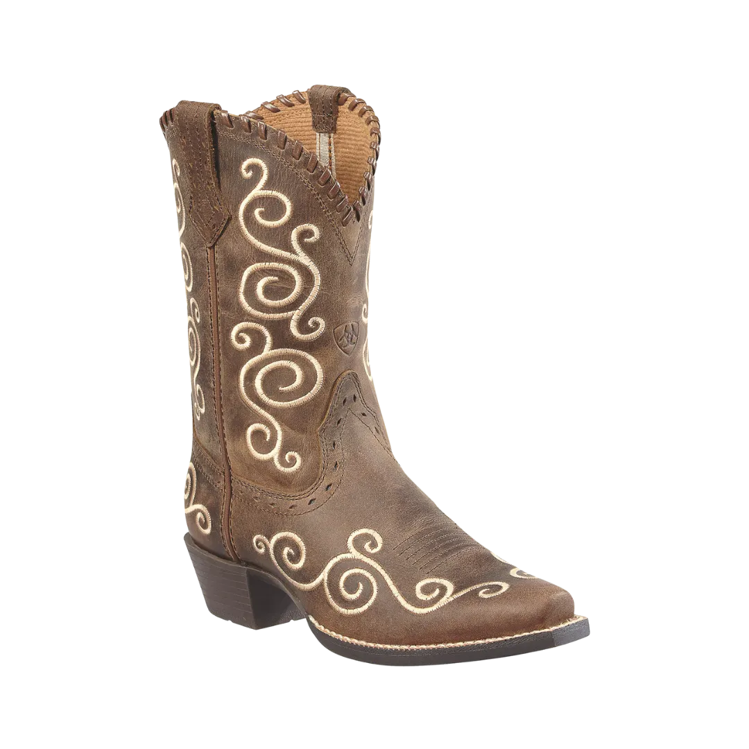 Ariat Kid's Shelleen Full Grain Leather Brown Boots