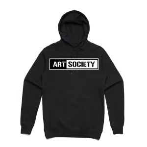 Art Society x Retro Kings STENCIL BAR HOODIE BLACK