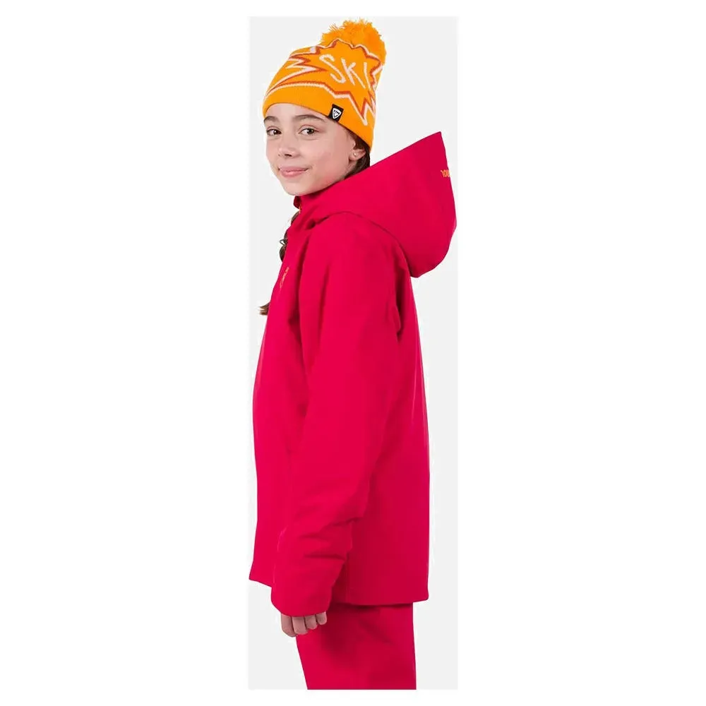 Big Letter Rossignol Ski Jacket (Ruby Red)