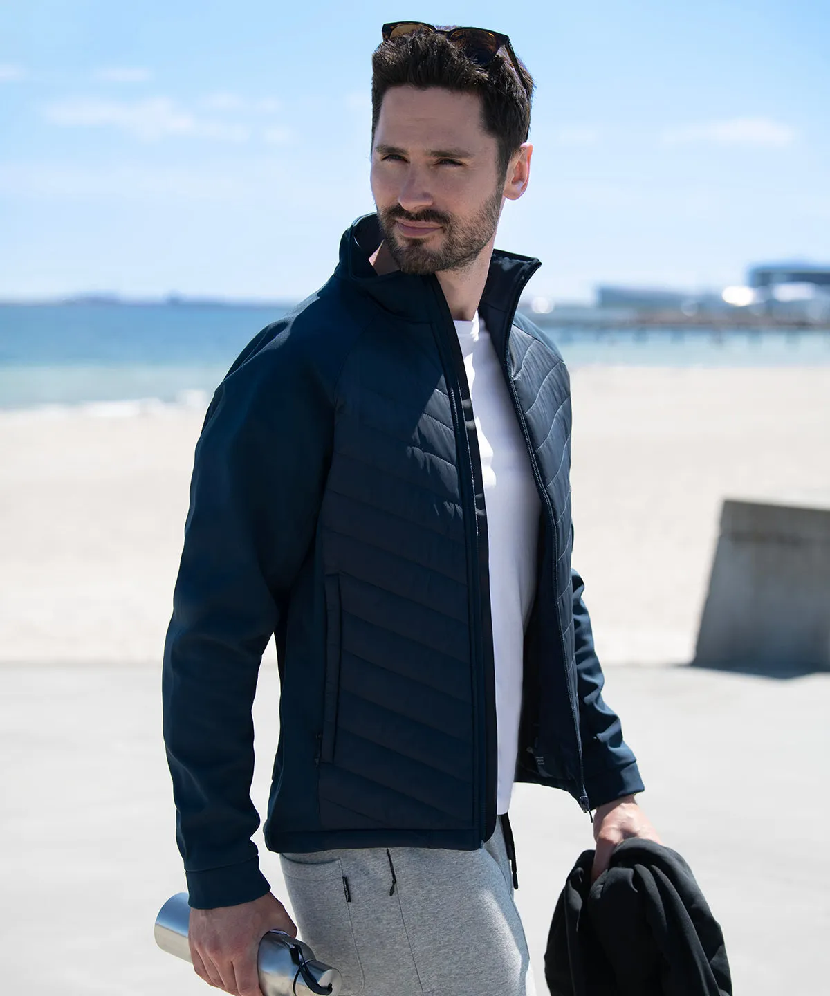 Bloomsdale  comfortable hybrid jacket | Black