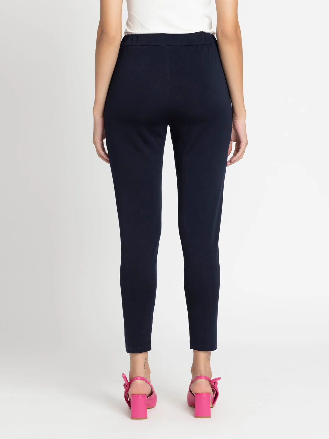 Blue Stretchable Pant