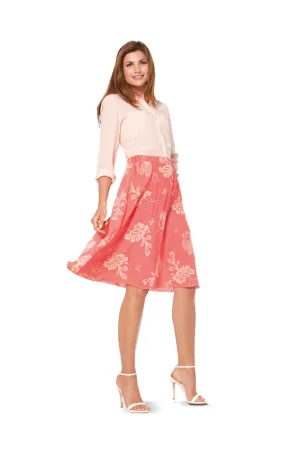 Burda Pattern 6937 Skirts (6-28)