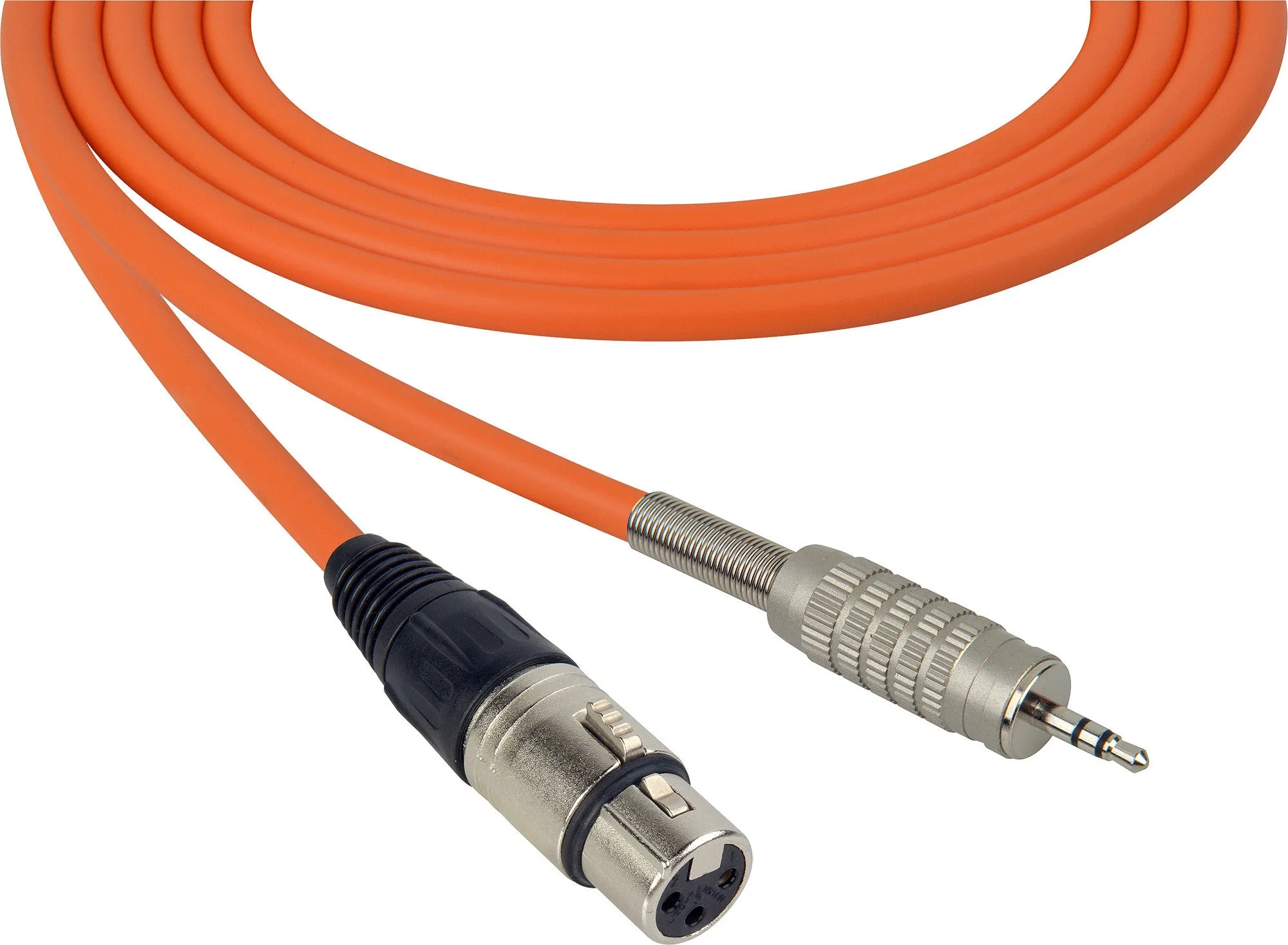 Cable XLRJ-3.5 Stereo 10ft Orange