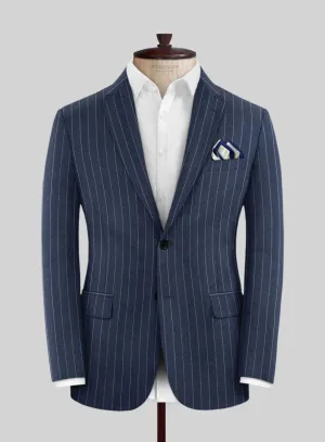 Caccioppoli Genio Blue Wool Jacket