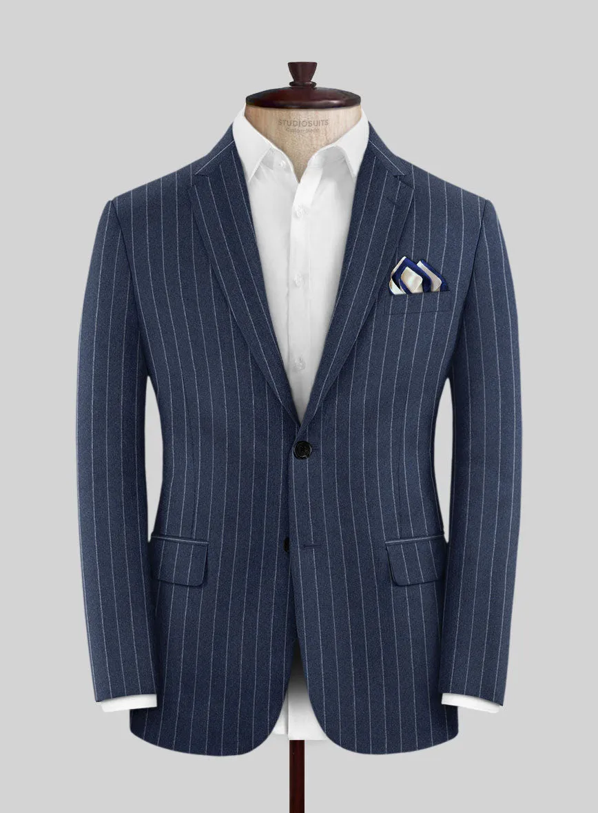 Caccioppoli Genio Blue Wool Jacket