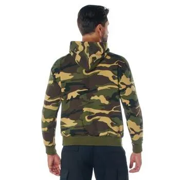 Camo Pullover Hooded Sweatshirt