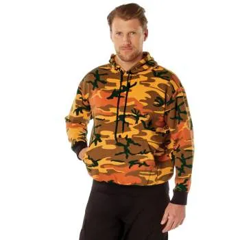 Camo Pullover Hooded Sweatshirt