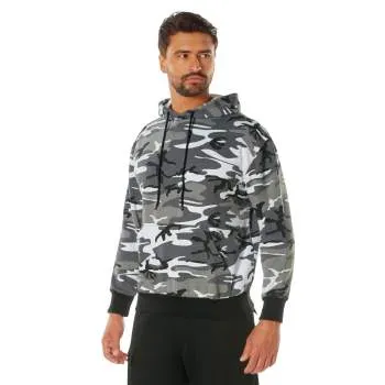 Camo Pullover Hooded Sweatshirt