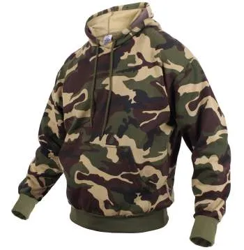 Camo Pullover Hooded Sweatshirt