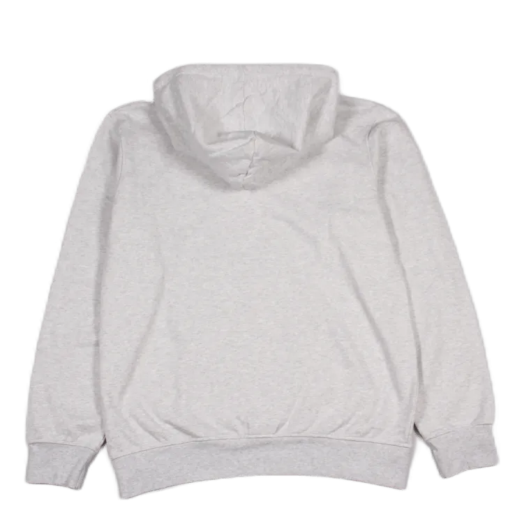 Casual Hoodie Light Grey Melange Logo