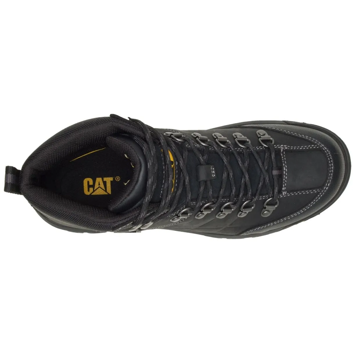 CAT Men's Threshold Waterproof Soft toe Work Boot - Black - P74129