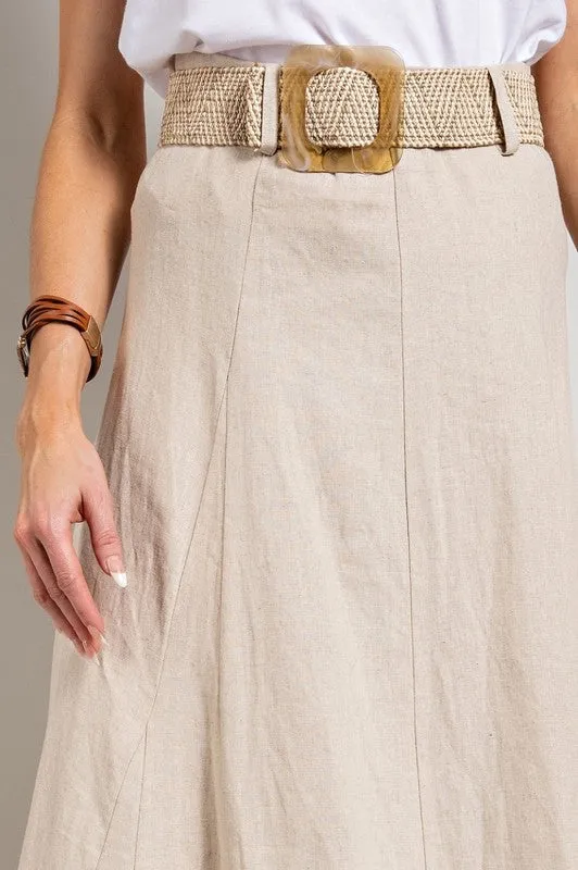 Cezanne Linen Flare Muse Maxi