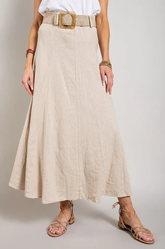 Cezanne Linen Flare Muse Maxi