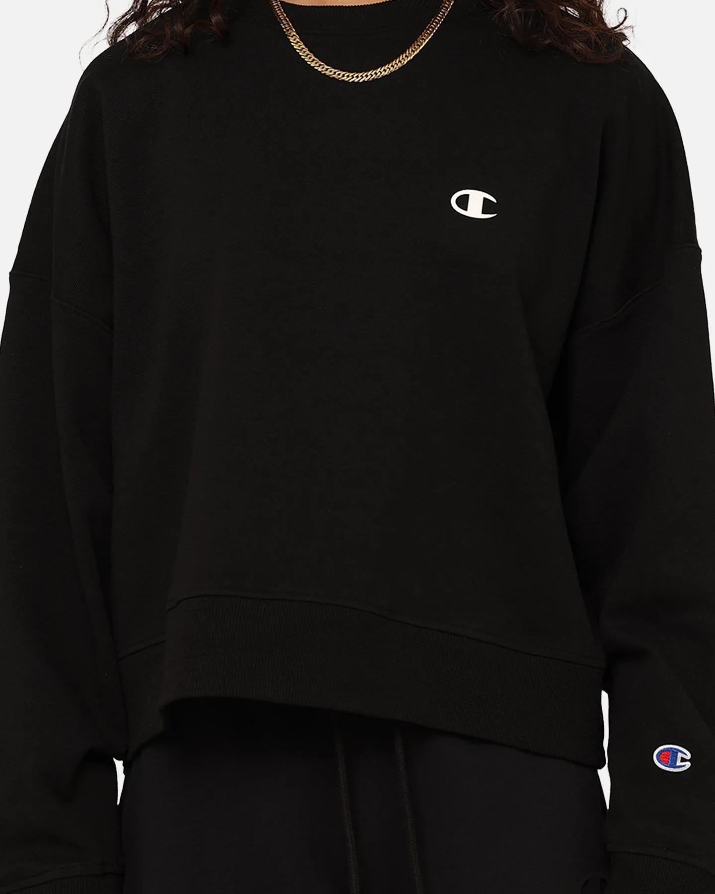 Champion Women's Rochester Base Crewneck Black