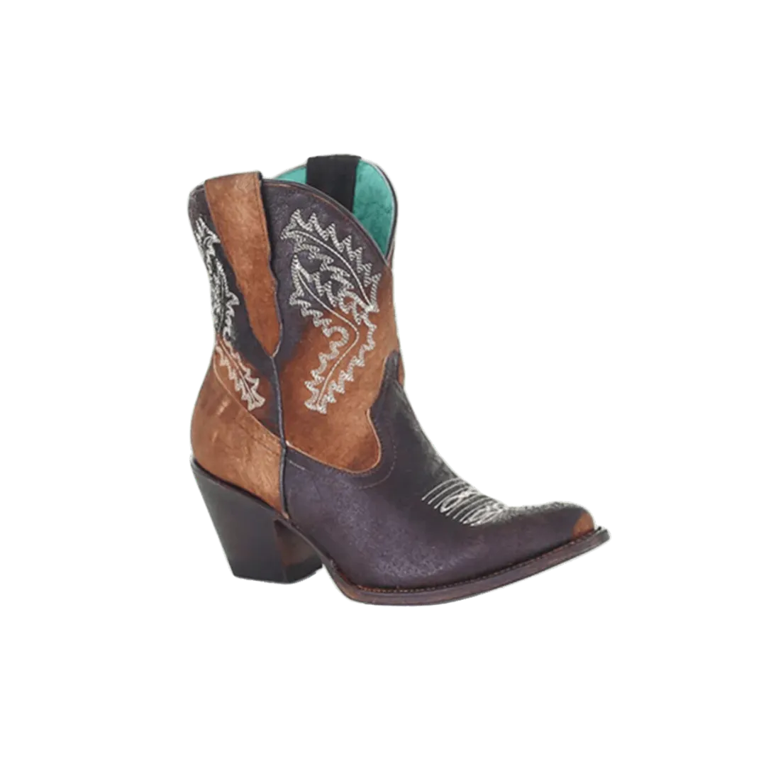 Corral Women's Embroidery Western Brown Booties