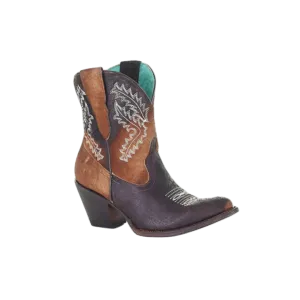 Corral Women's Embroidery Western Brown Booties