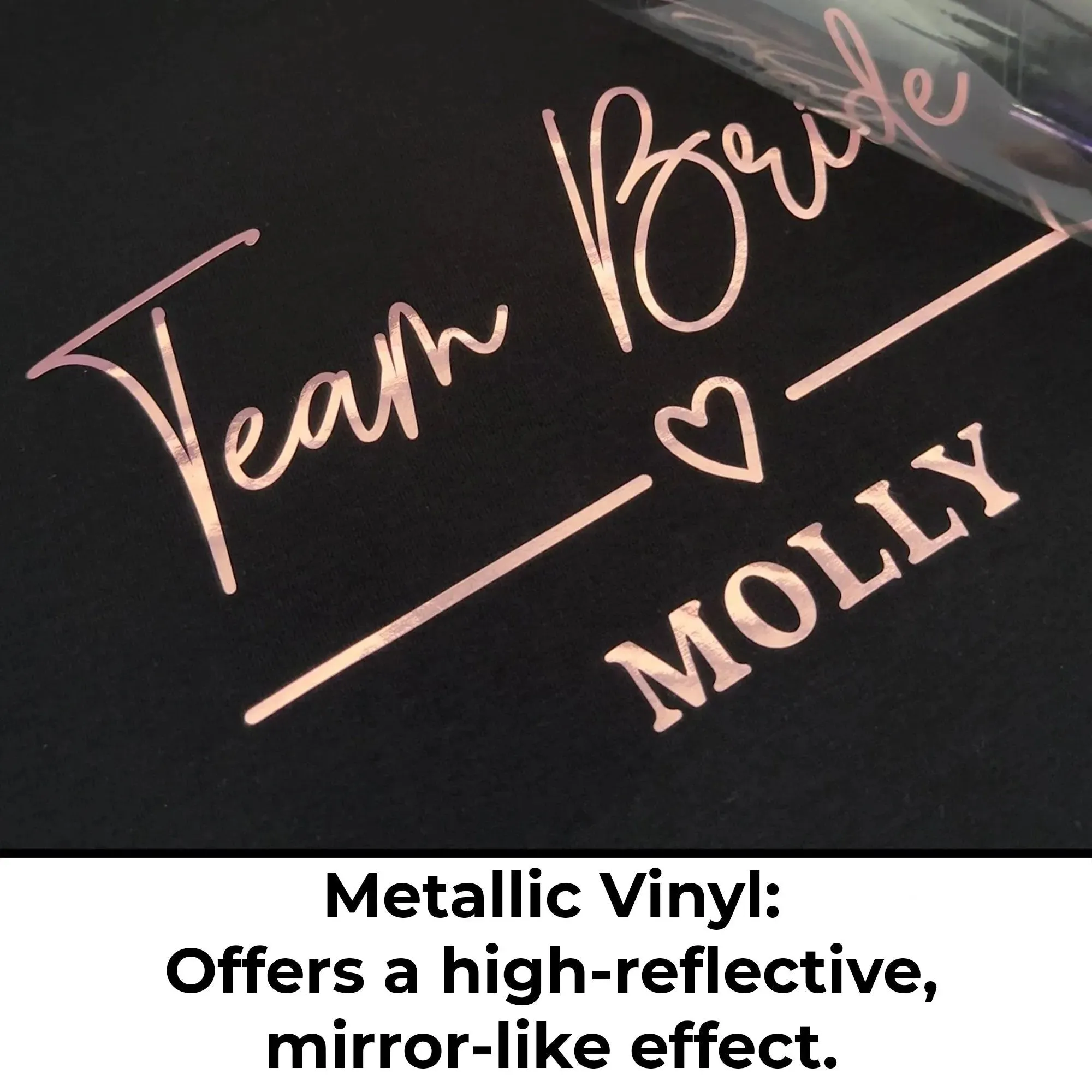 Custom Iron-On Vinyl Transfer | Name Text Word for T-Shirts