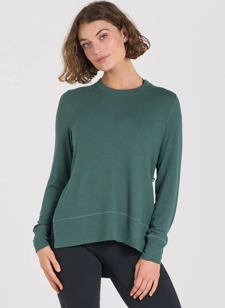 Daily Side Slit Pullover