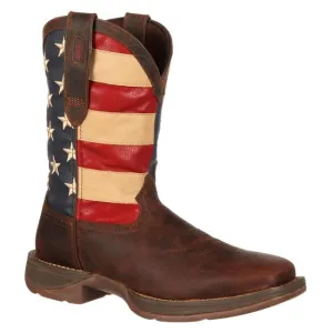 Durango Men’s Rebel Flag 12 Inch Pull On Soft Toe Work Boot