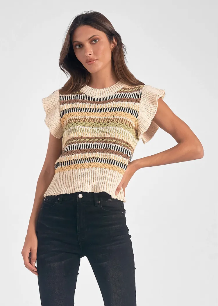 Elan Wren Knit Top ***FINAL SALE***