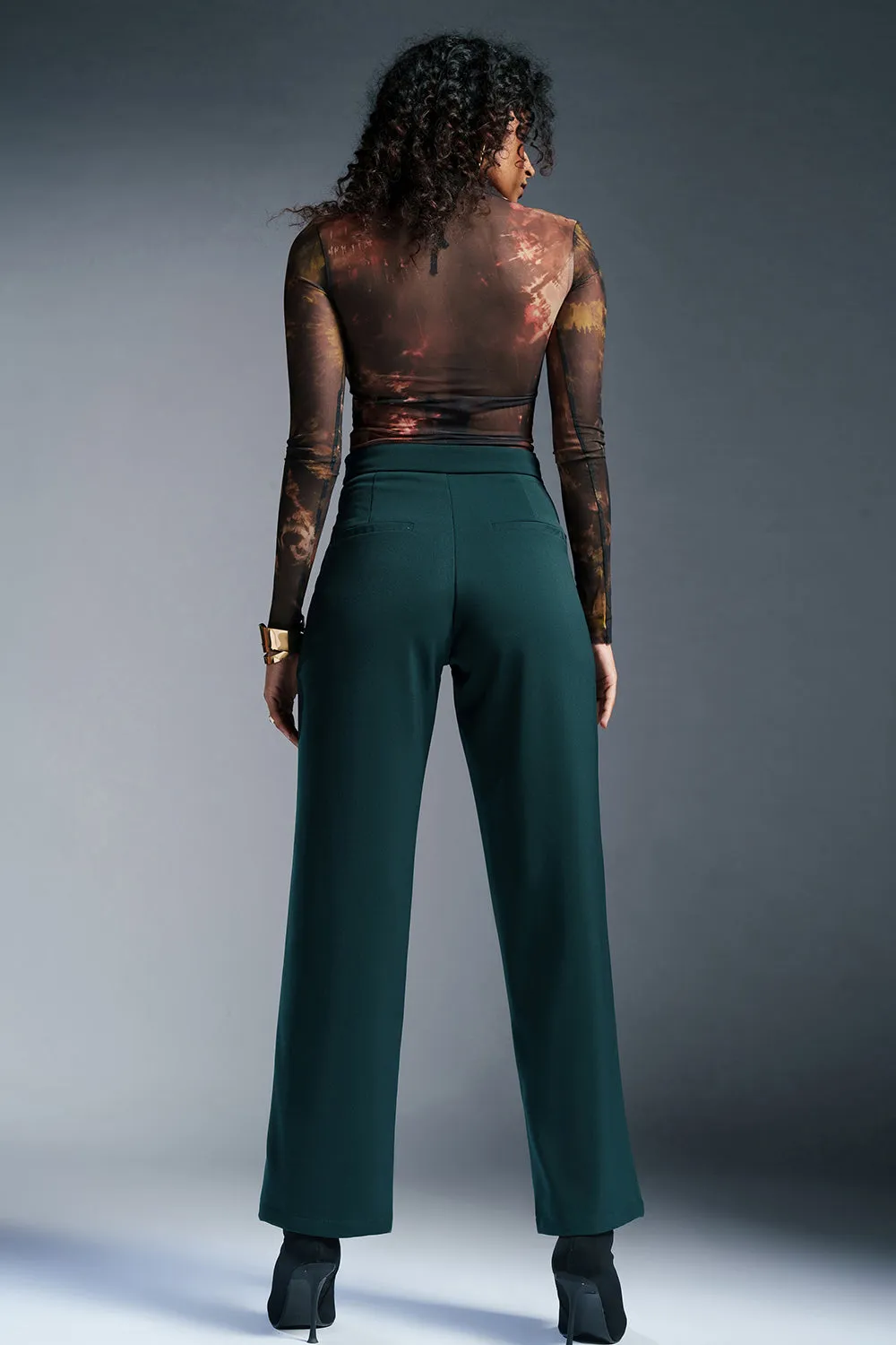 Emerald Bay Twisted Waist Korean Pants