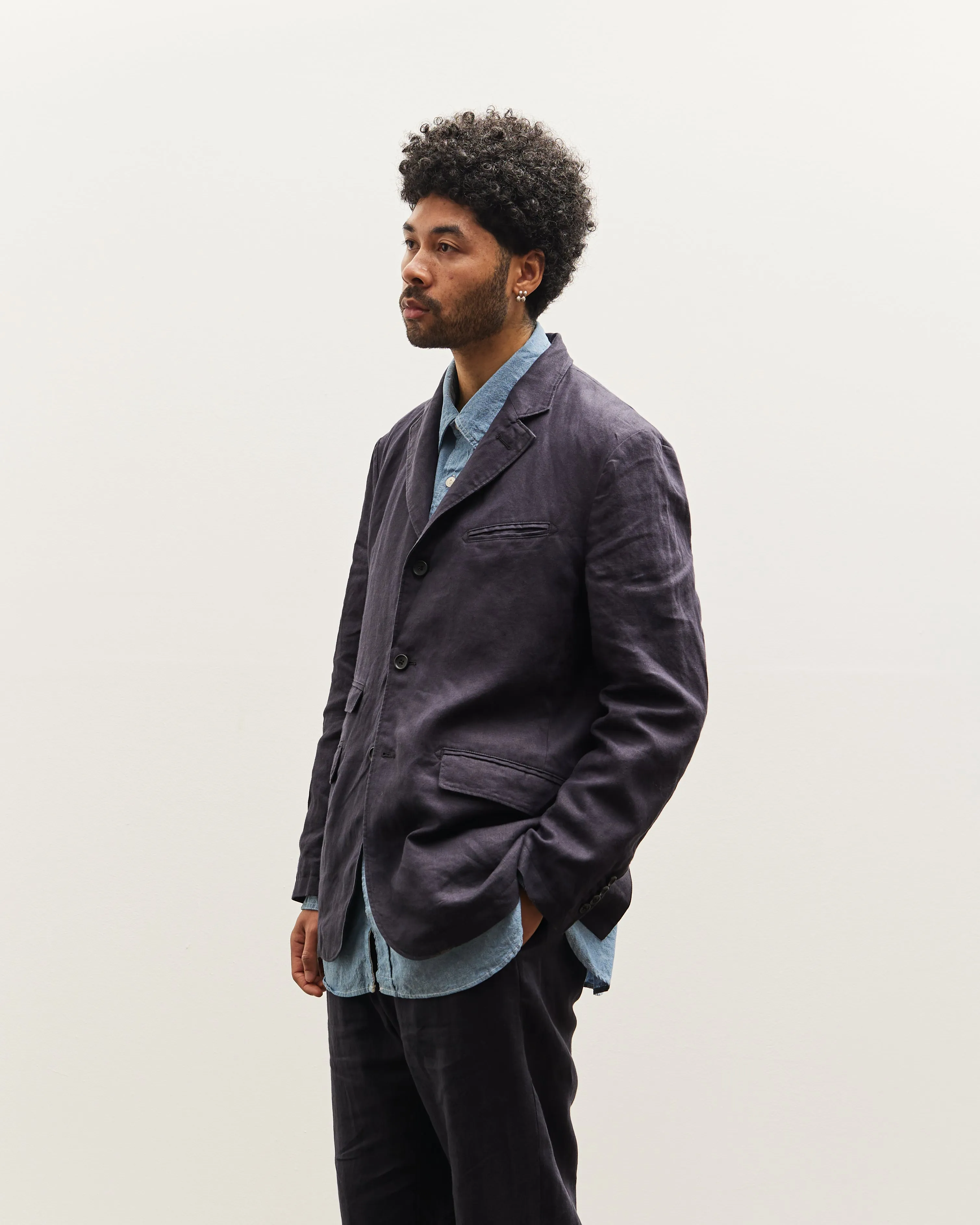 Engineered Garments Linen Twill Andover Jacket, Navy