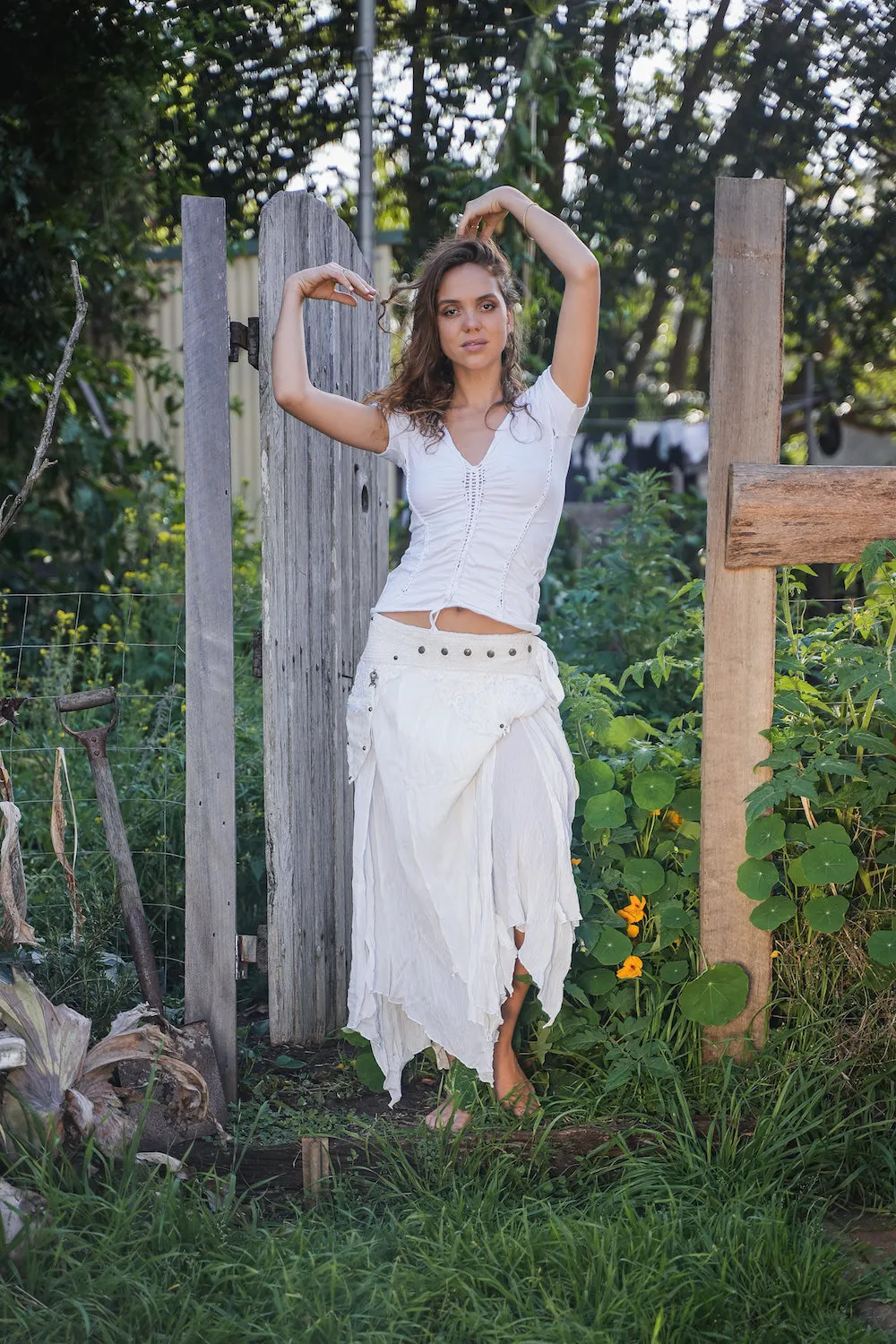 FOREST SKIRT WHITE