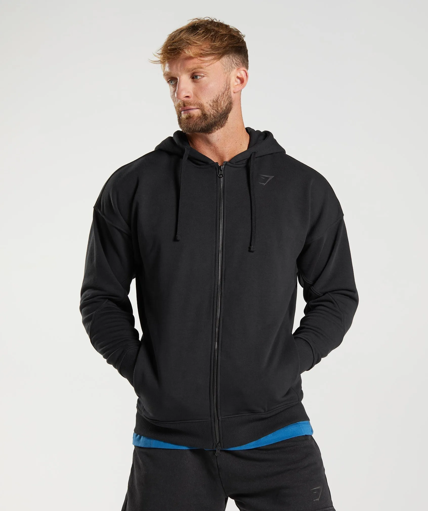 Gymshark Power Zip Hoodie - Black