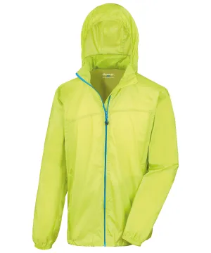 HDi quest lightweight stowable jacket | Lime/Royal