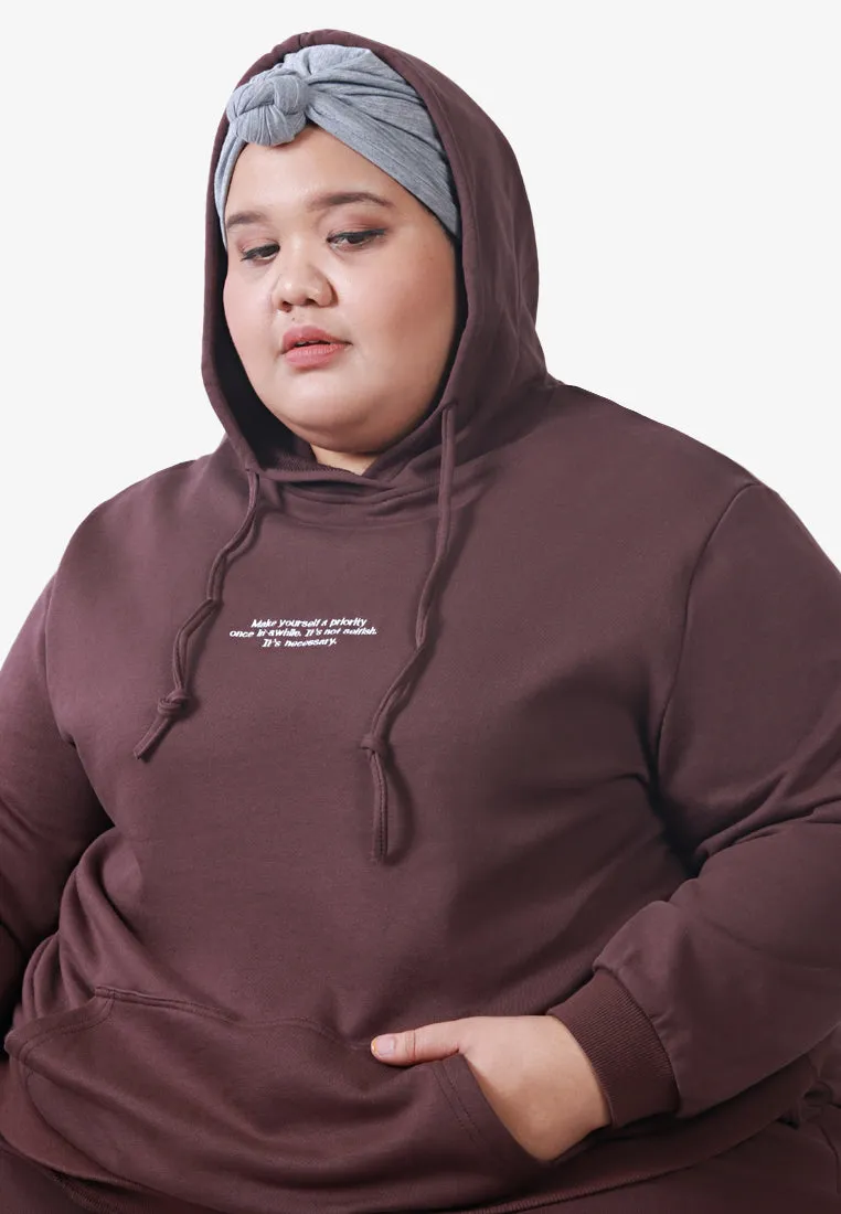 Hera Premium Staycation Long Sleeve Hoodie - Light Pink