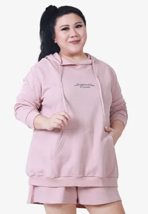 Hera Premium Staycation Long Sleeve Hoodie - Light Pink