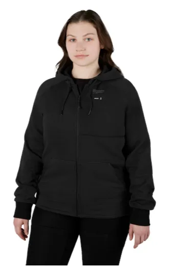 Hoodie - Milwaukee M12™ Women's Heated Hoodie, Black (Kit with Battery & Charger), 336B-21