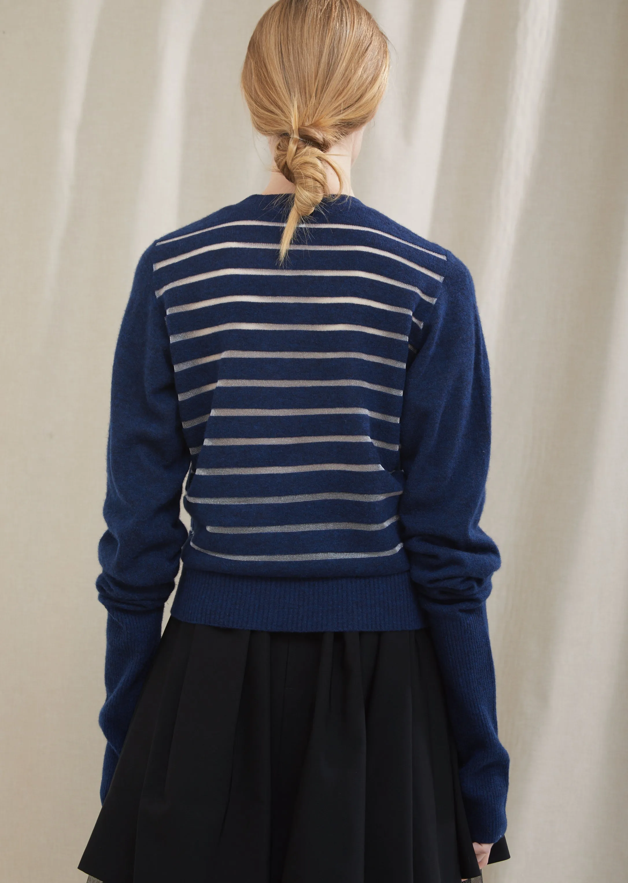 Horizontal Stripe Knit Sweater