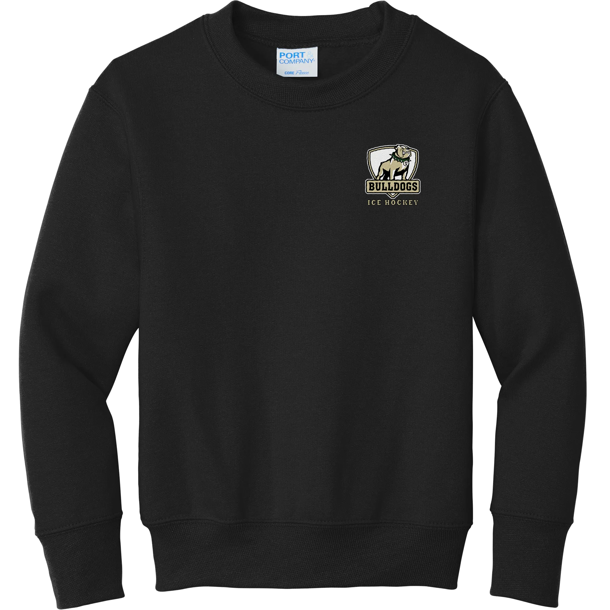 HVM Bulldogs Youth Core Fleece Crewneck Sweatshirt