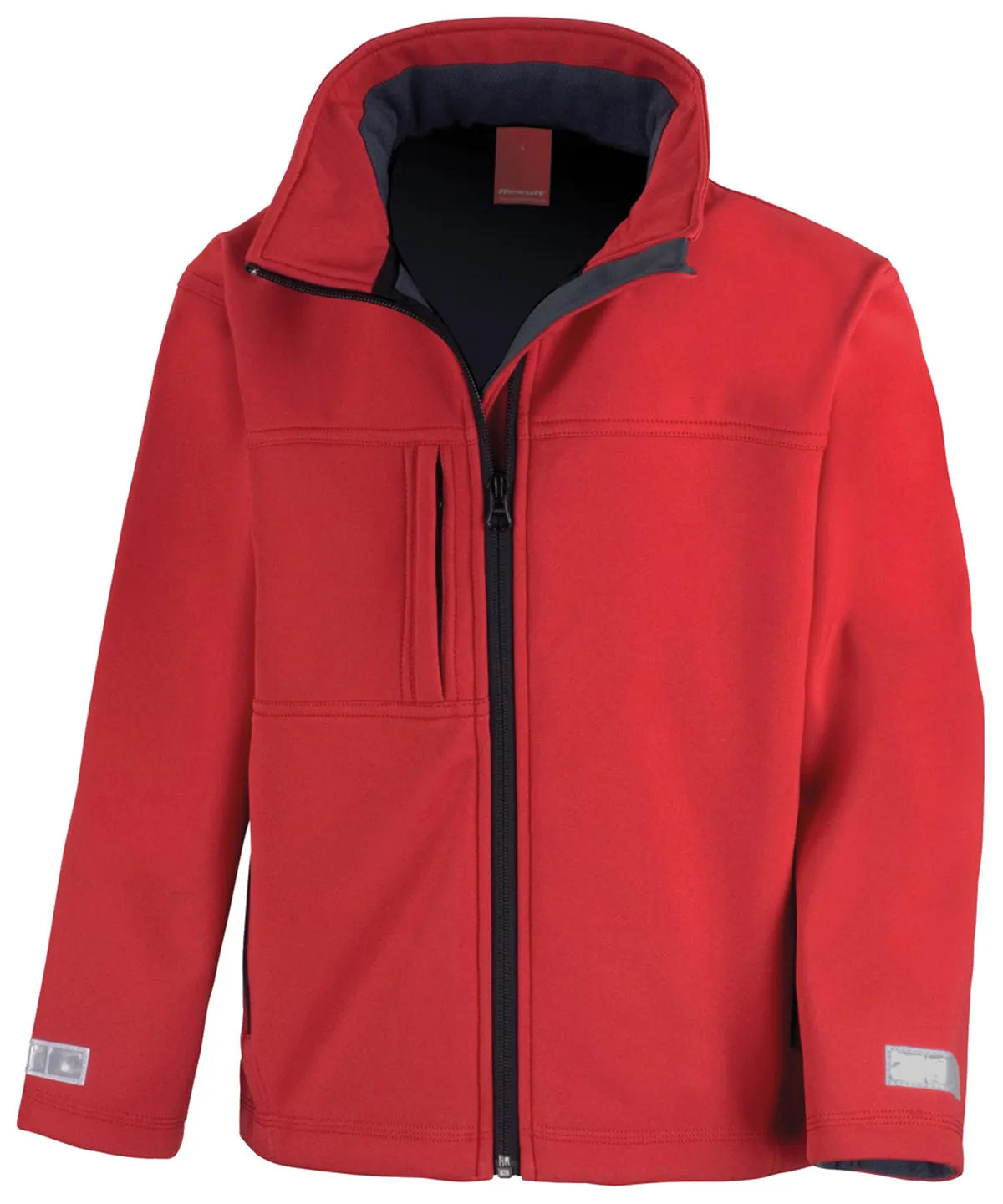 Junior classic softshell 3-layer jacket | Red