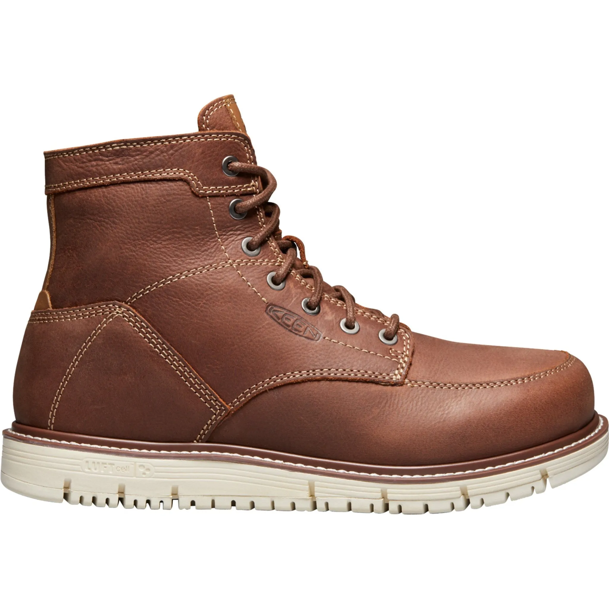 Keen Utility Men's San Jose 6" Soft Toe Work Boot Gingerbread- 1020146