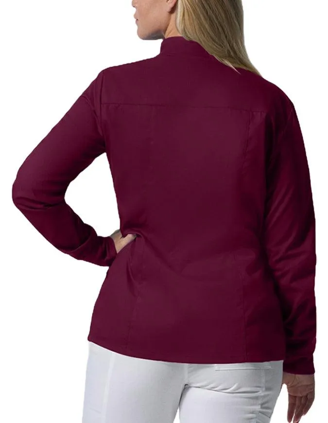 Landau ProFlex Women's Zip Front Mock Neck Scrub Jacket