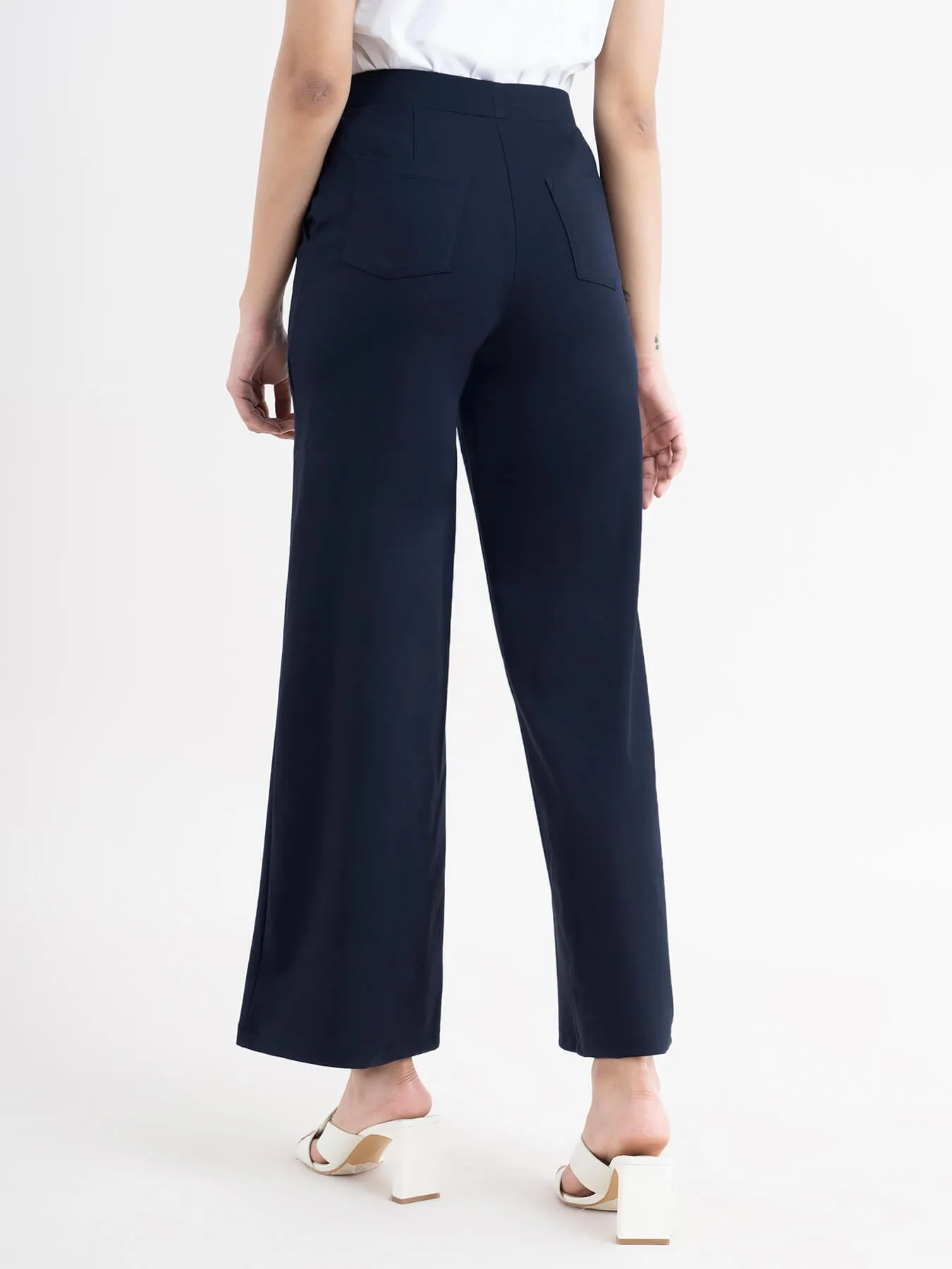 LivIn Air Wide Leg Pants - Navy