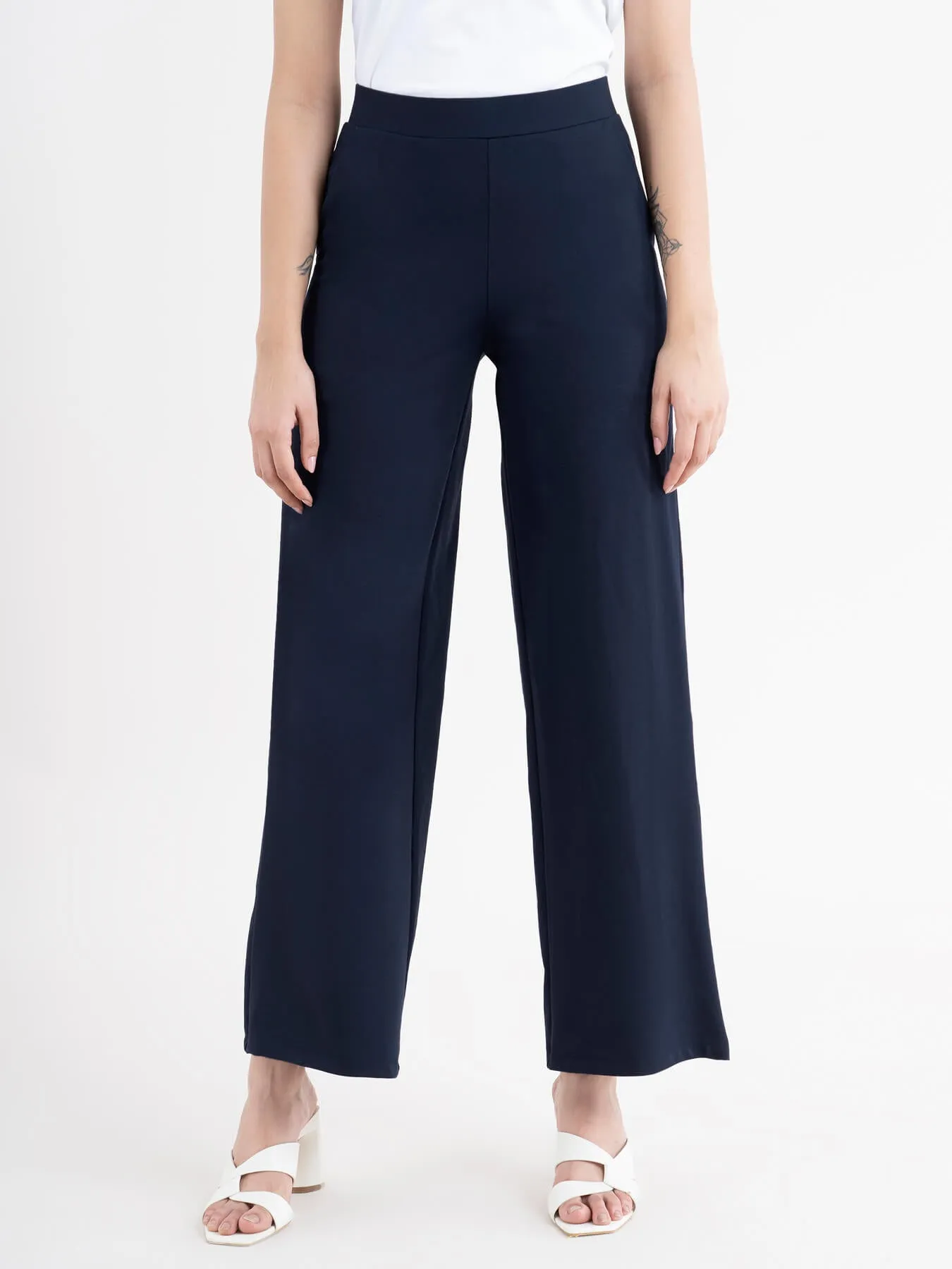 LivIn Air Wide Leg Pants - Navy