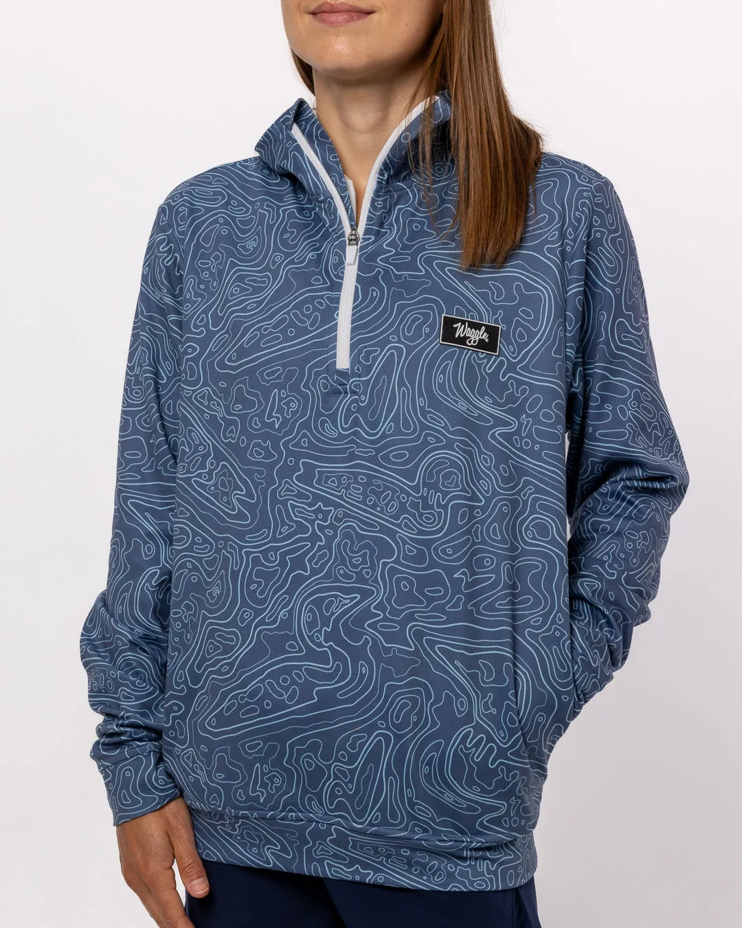 Loon Lake Topographic Zip Hoodie