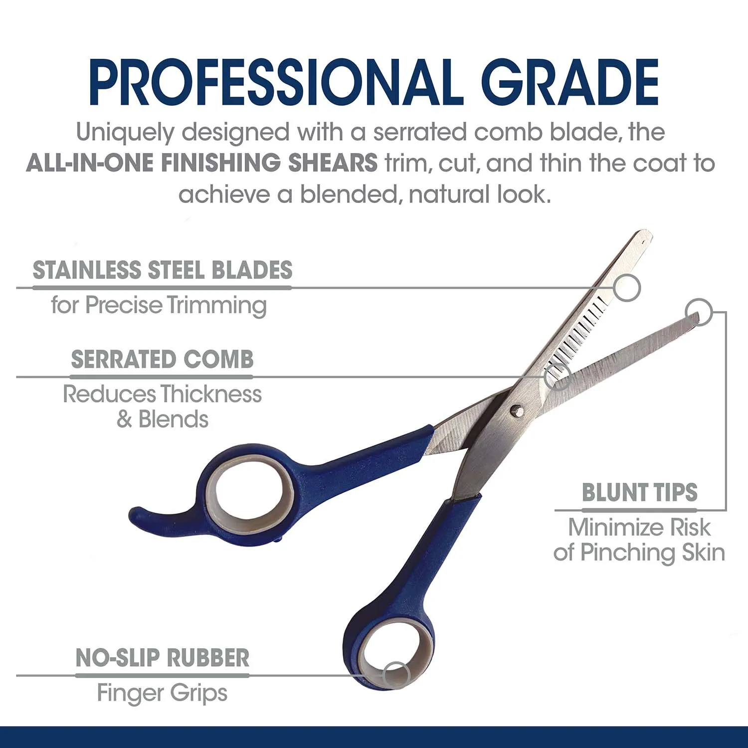 Magic Coat Professional Series All-in-One Finishing Grooming Shears