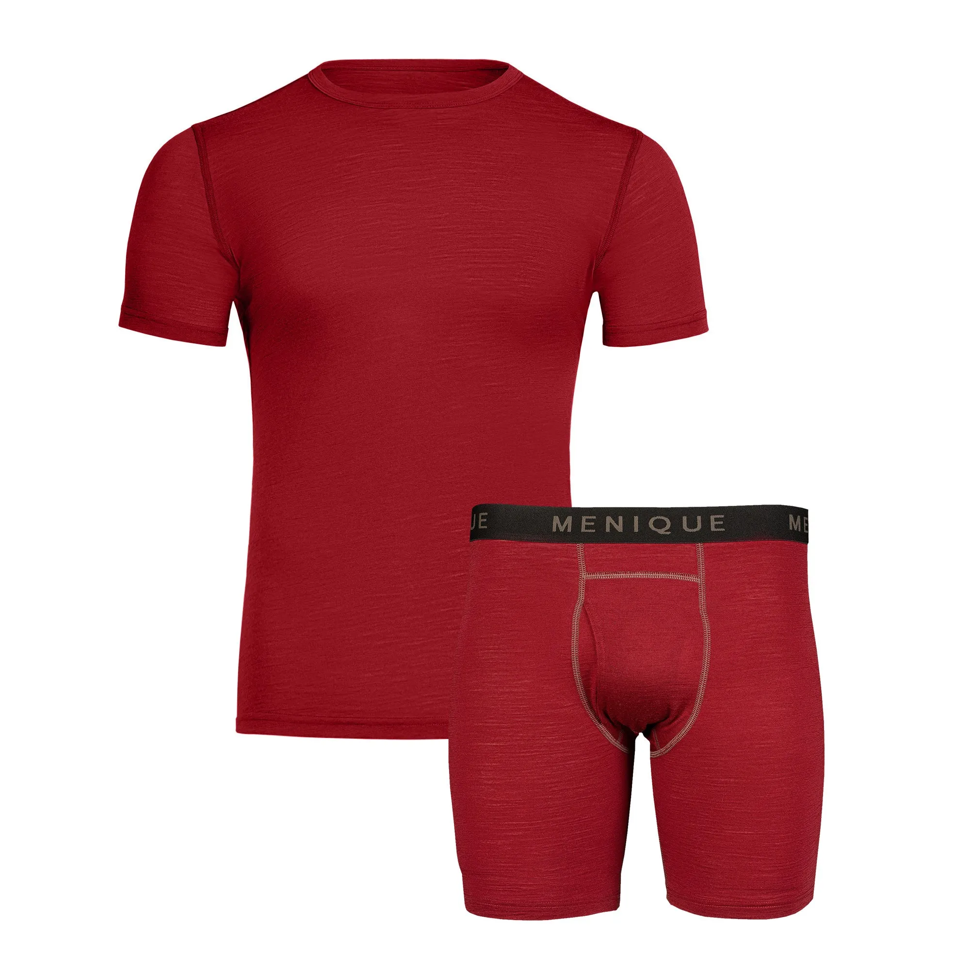 Men's T-Shirt & Boxers 2-Piece Royal Cherry