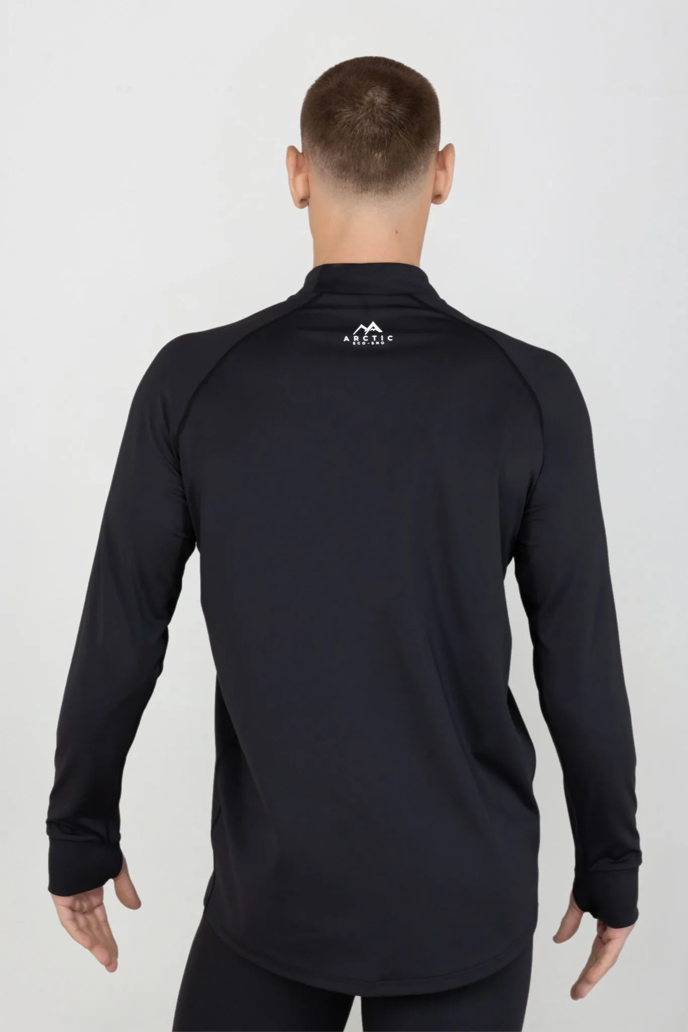 MEN'S THERMAL BASE LAYER TOP BLACK